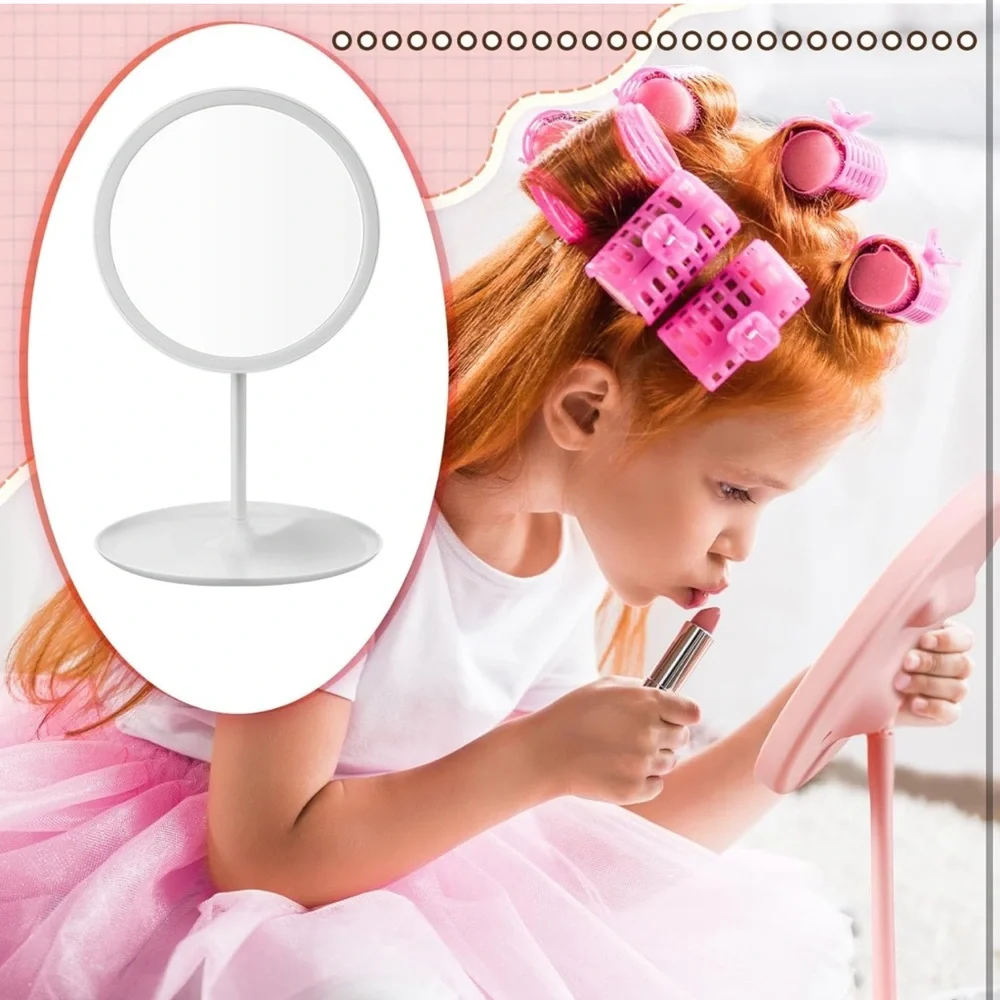 New 6 Pcs Spa Party Mirror Supplies Sleepover Party Favors Makeup White